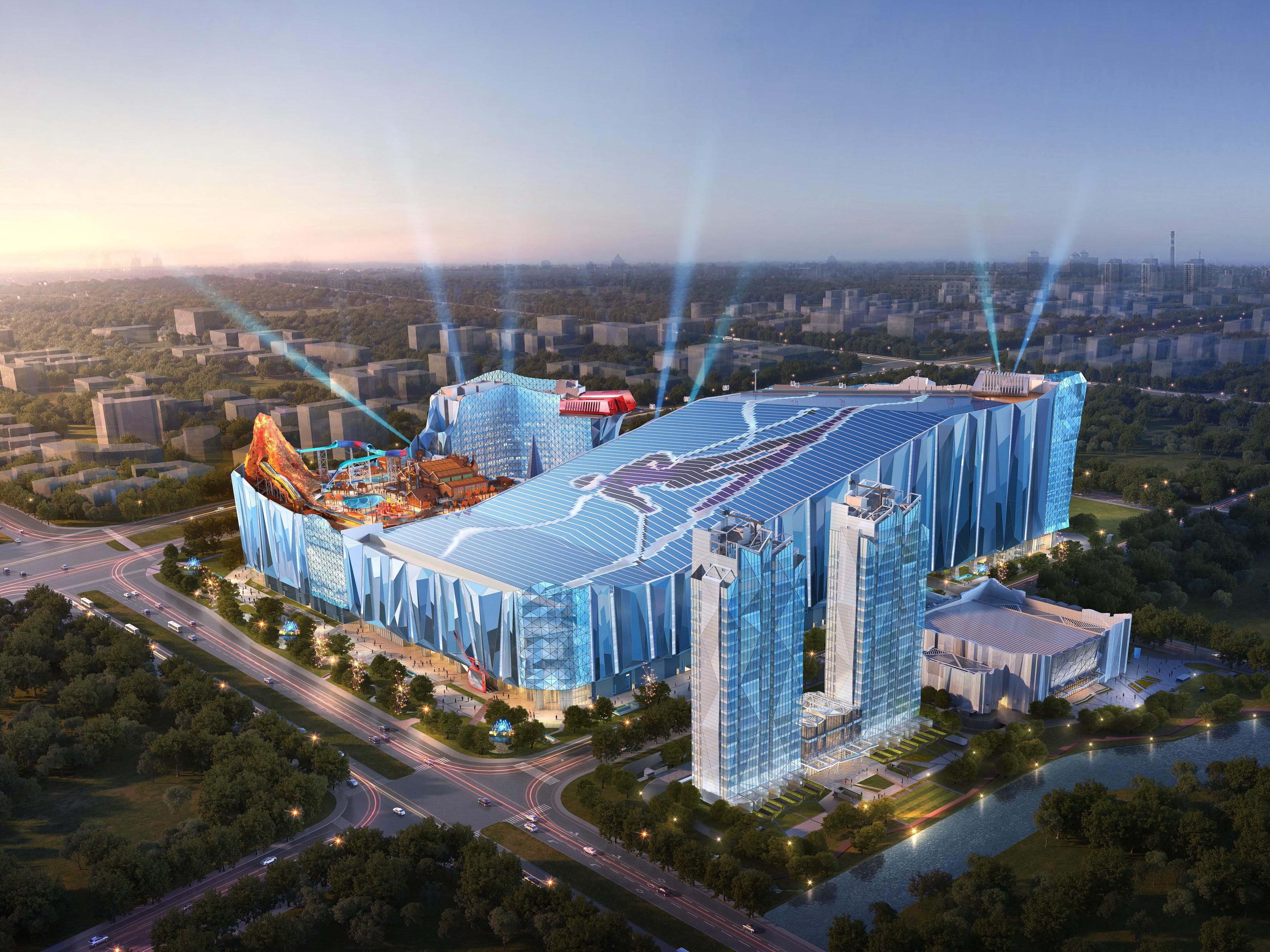 上海冰雪世界洲至奢选酒店外观图